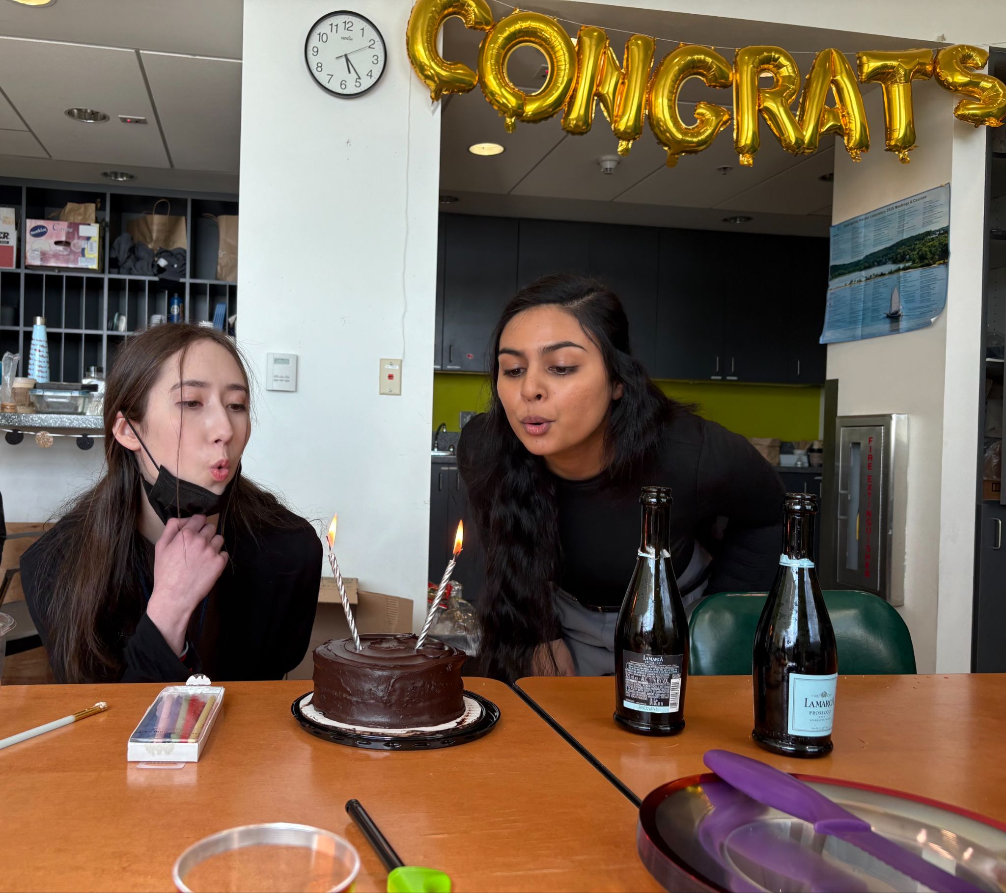 May 2025: Madeline and Trishna pass their quals (on the same day)